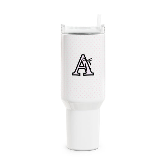 Bow Initial Tumbler, 40oz